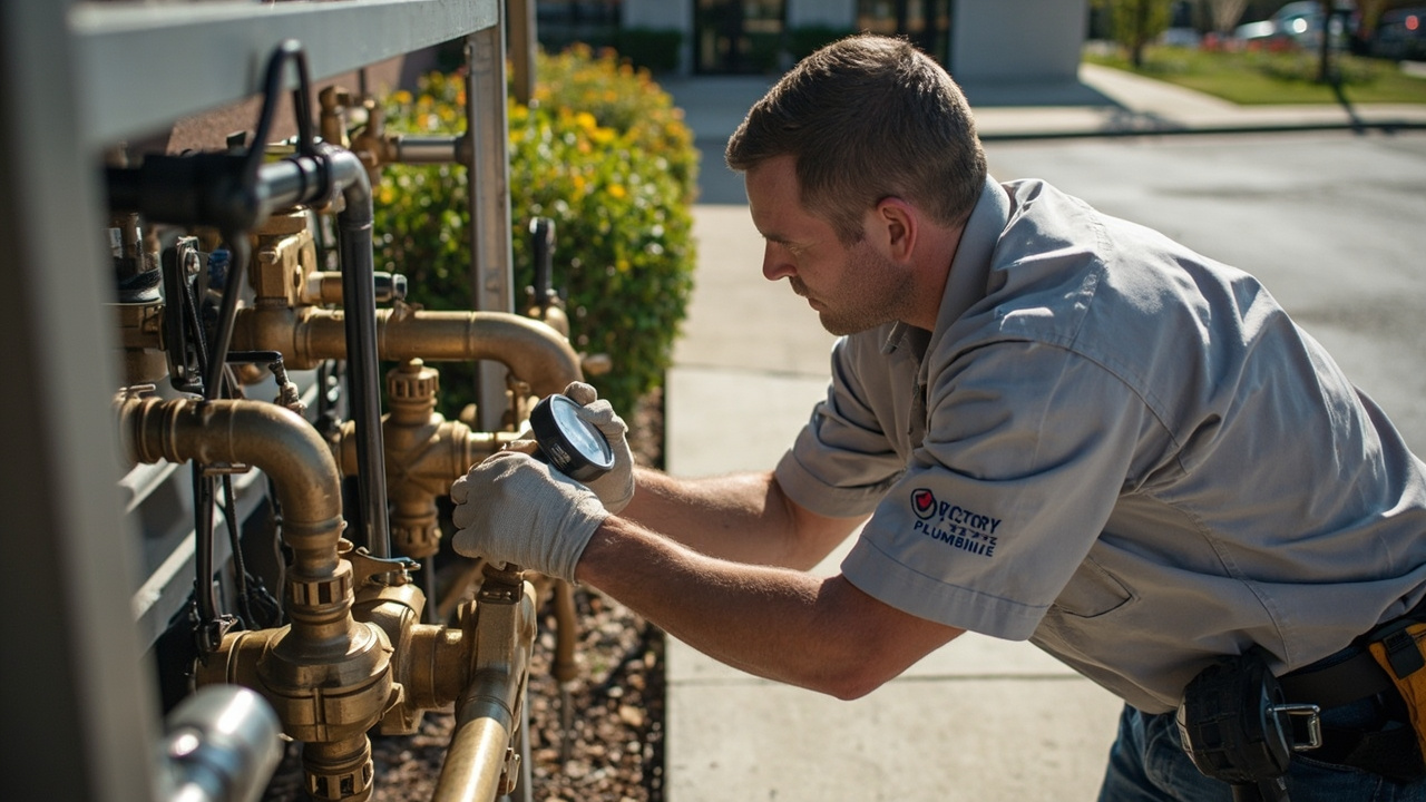 The Victory Plumbing Louisville Commercial Backflow Testing Protocol