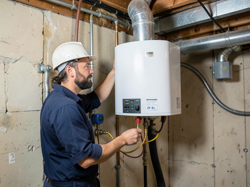 The cost of tankless water heater installation in